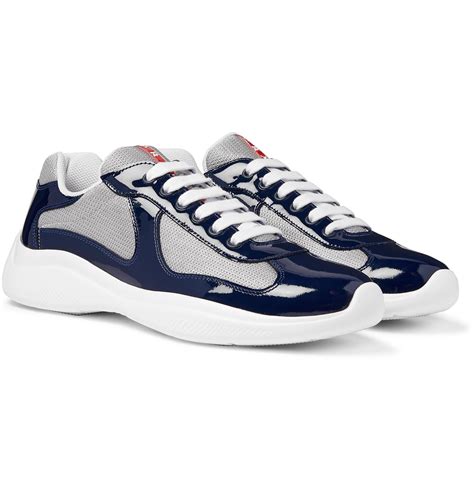 www.prada sneakers used navy blue cheep cheap|prada america's cup blue.